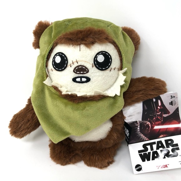Mattel Toys Disney Star Wars Ewok Talking Plush W Sounds 6 Inch